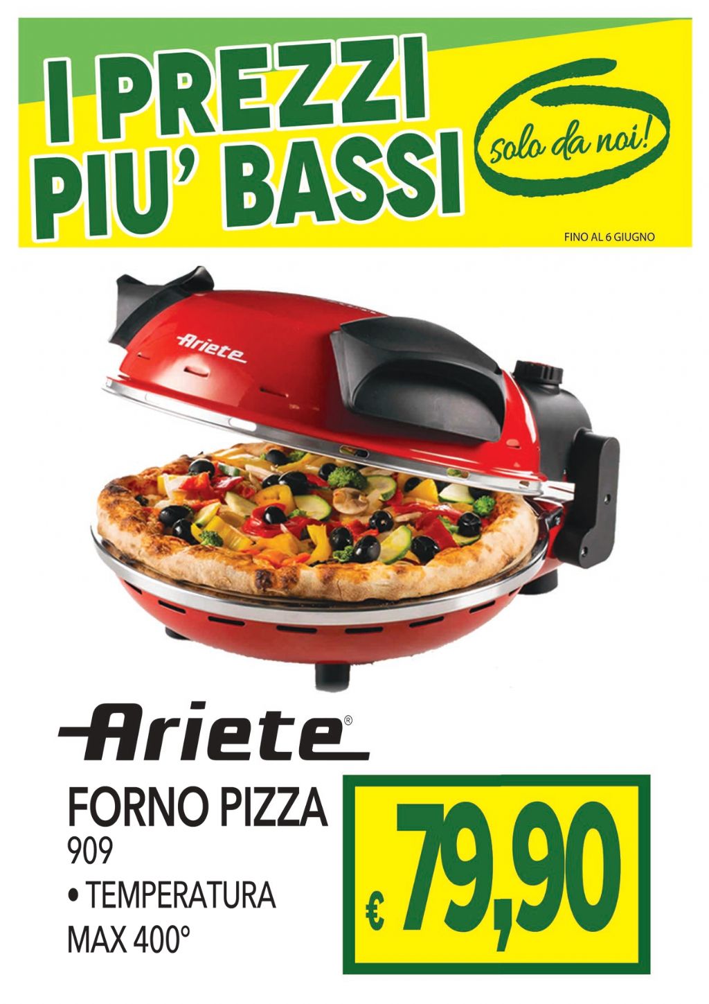 FORNO PIZZA ARIETE 909